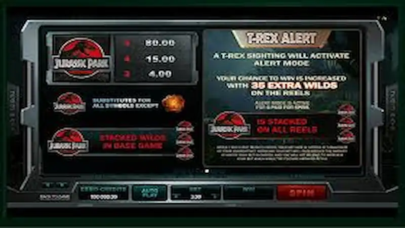 Paytable dan Symbol Jurassic Park Microgaming KONOHATOTO78 Paytable dan Symbol Jurassic Park Microgaming KONOHATOTO78