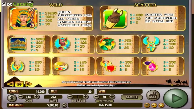 Paytable-Queen-of-Queens-Konohatoto78 Paytable Queen of Queens Konohatoto78